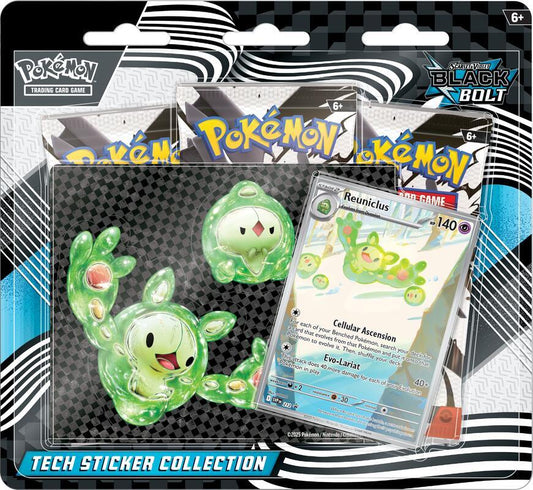 Black Bolt Tech Sticker Pack